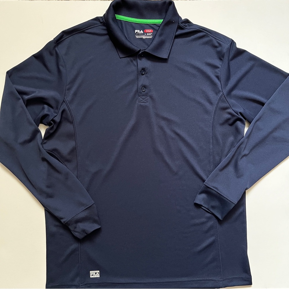 FILA Golf Long Sleeve Polo